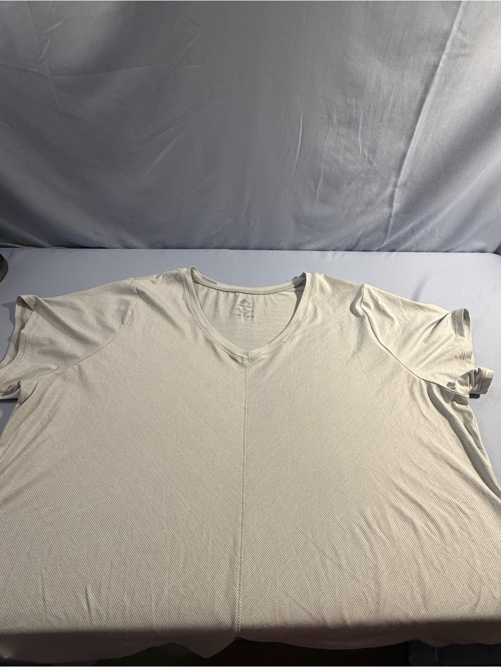 RBX Women's Short Sleeve V-Neck Tee in Light Gray